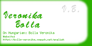 veronika bolla business card